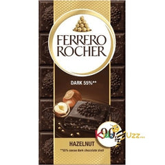 Ferrero Rocher Dark Chocolate Bar 90g x 6 Chocolates