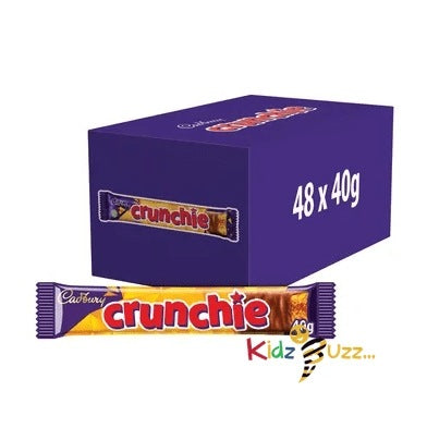 Cadbury Crunchie Bars 40g Pack of 48 Chocolates