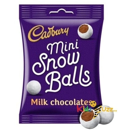 Cadbury Mini Snowballs Chocolate Bag 80g Pack Of 3