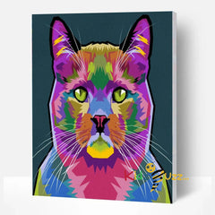 Cat Paint By Numbers 40 x 30cm