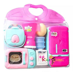 Mini Pink Kitchen Set For Kids - Kids Best Gift