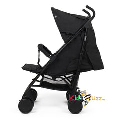 Puggle Litemax Pushchair Stroller with Raincover and Cup Holder - Storm Black