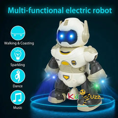 Rotating Robot Musical Cartoon Toy For Kids