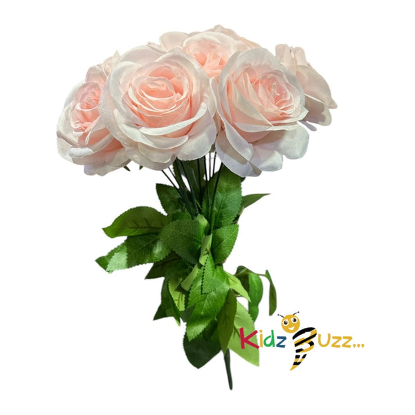 White Rose Artificial Flowers Bouquet Wedding Home Christmas Vallentines Special