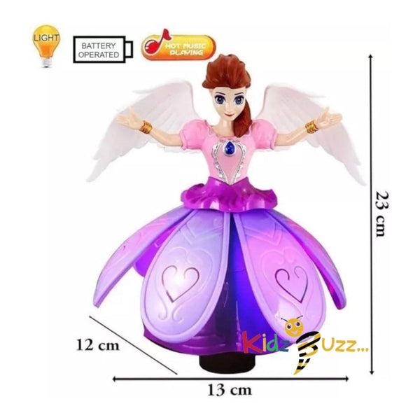 Snow Dancing Princess Doll Toy Spinning, Singing & Flashing- Perfect For Gifts