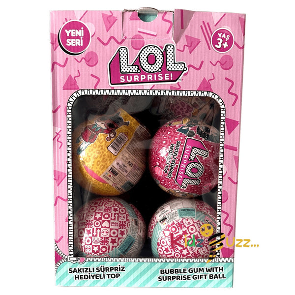 LOL Bubble Gum With Surprise Ball For Kids
