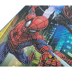 Spiderman Crystal Art Notebook 18x26cm, Crystal Art Notebook