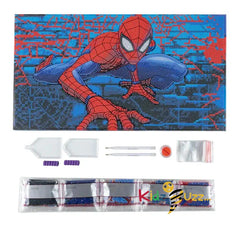 Spiderman Crystal Art Kit 22x40 cm Canvas Kit