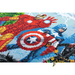 Avengers Crystal Art Kit 40x50cm Canvas Kit