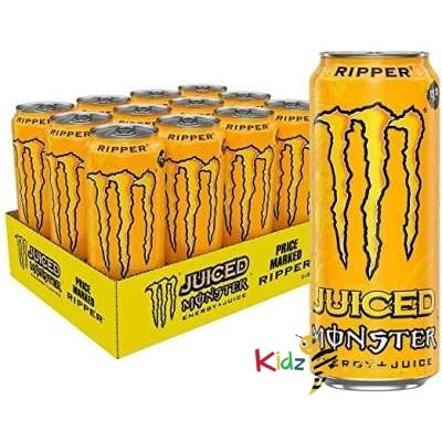 Monster Ripper Energy Drinks(12 x 500ml) - kidzbuzzz