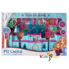 Frozen Castle With Doll & Furniture Toys For Kids