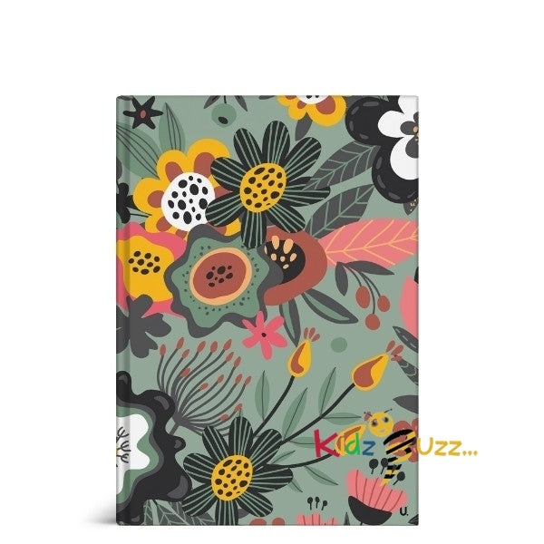 Floral A4 Hardback Notebook .