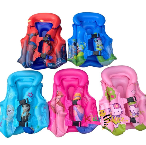 Branded Inflatable Swim Vest, Floaties Swim Aid, Inflatable Toddler Swimming Floaties