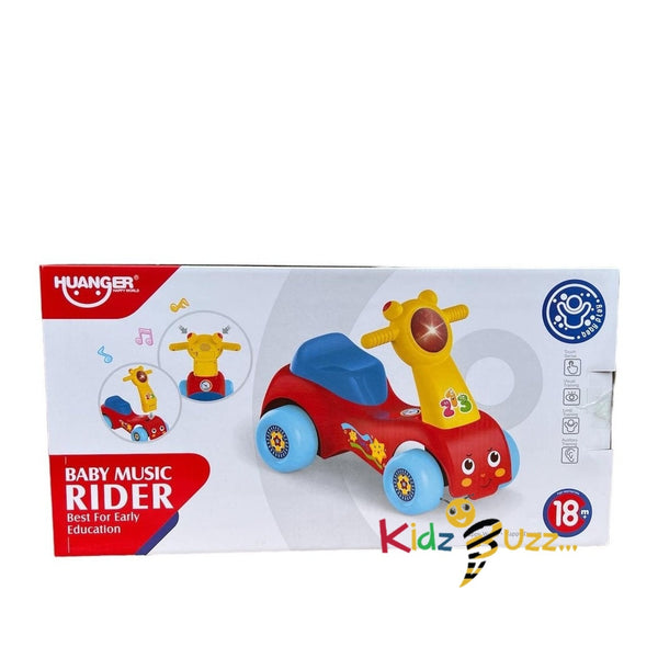 My First Ride On Kids Toy Car- Push Along Baby Walker For 18+ months - kidzbuzzz