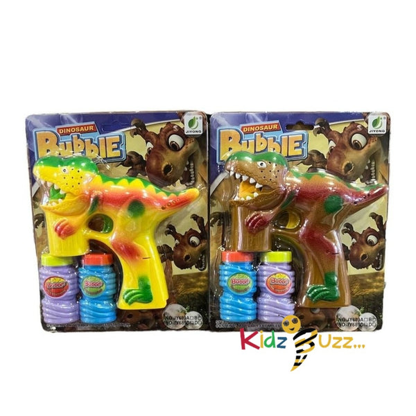 Dinosaur Bubble Gun For Kids - kidzbuzzz