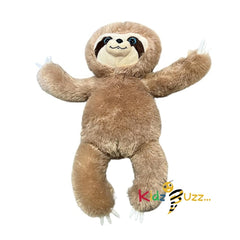 55CM Silly Sloth Plush Toy Kawaii Brown Sloth Doll Soft Stuffed Plush