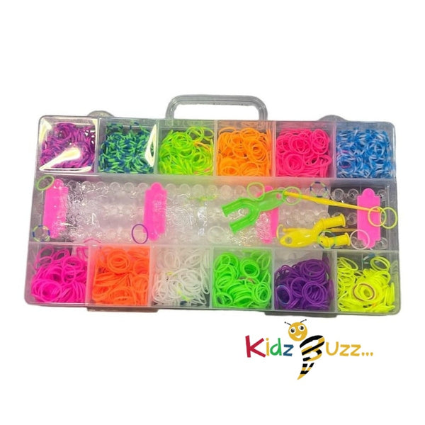 Loom Band Accessory Case 251-Rainbow Rubber Bands