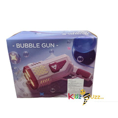 Big Bubble Machine Gun - Automatic Bubble Gun with Bubble Solution/Lights