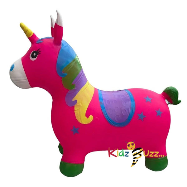 Kids Eco-Friendly Inflatable Pink Unicorn- Perfect For Young Children To Play