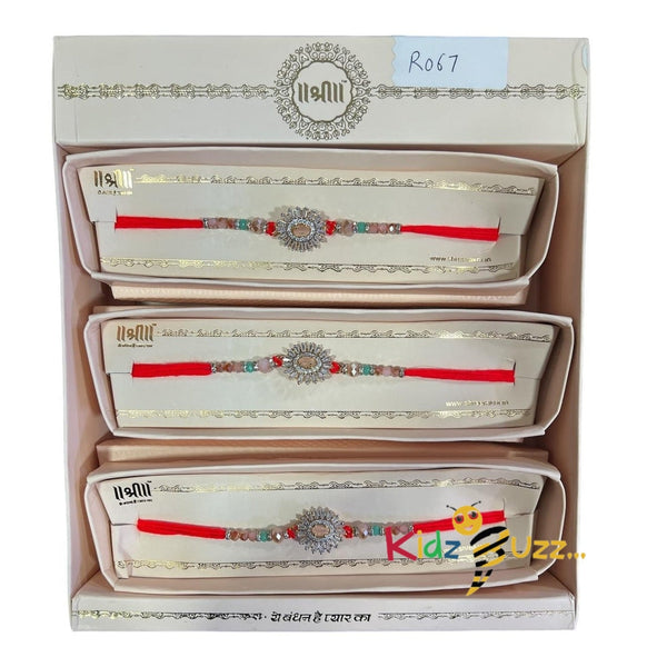 Shree Rakhi RO67- NEW Beautiful & Elegant Rakhi