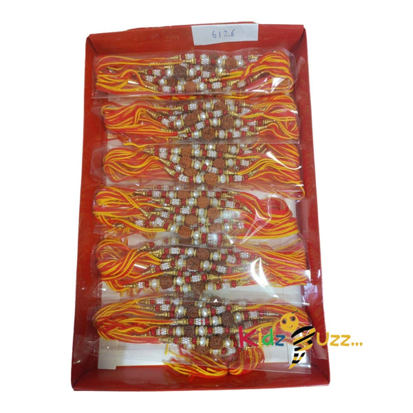 Shree Rakhi 6126-New Rakhi Thread For Rakhsha Bandhan PACK OF 12