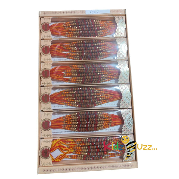 Shree Rakhi 6225- Rakhi for Brother Bhai Rakshabandhan Rakhee Thread PACK OF 12