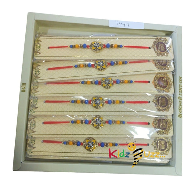 Shri Rakhi 7447Y-Rakhi Thread,Raksha Bandha Gift for Your Brother