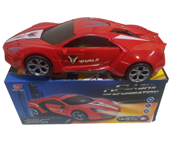 Flash & Deformation Car Toy For Kids