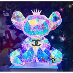 Stitch Lamp Usb Night Light Up Diamond Kids Shelf Ornament 5d 3d 30cm