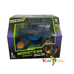 R/C Stunt Monster Jeep With Front & Back Wheels Toys