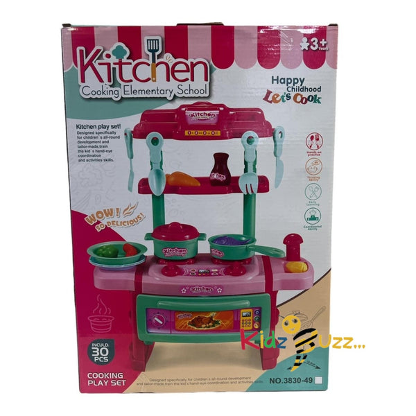 30Pcs Kitchen Cooking Play Set- Pretend Play Set