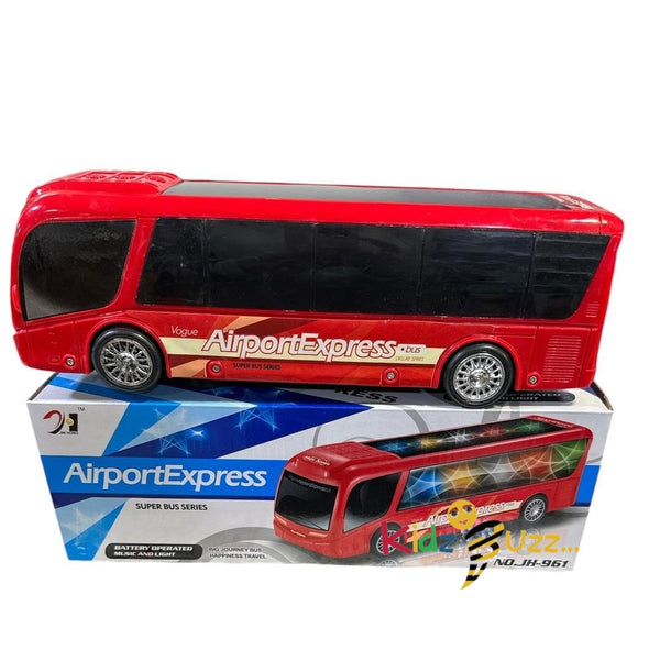 3D Airport Express Bus Toy For Kids