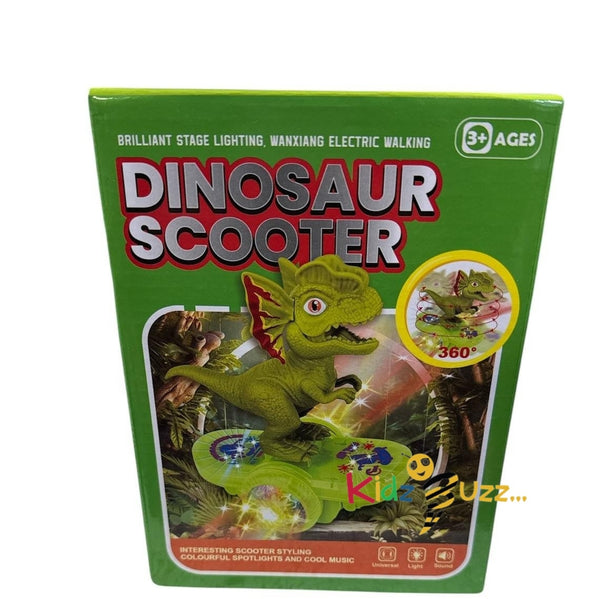 Dinosaur Scooter With Light & Sound Effect Toys For Kids