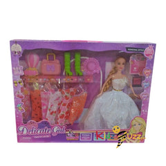 Delicate Girl Doll Play Set- Beautiful Girl Doll Set