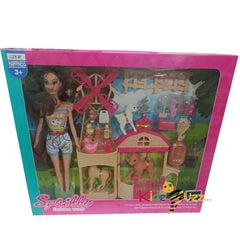 Sparkle Bella Sweet Orchard Farm Playset With Animal Accessories