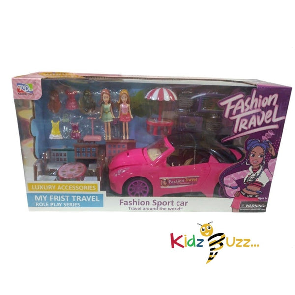 Fashion Travel Sport Car - Pretend Play Set