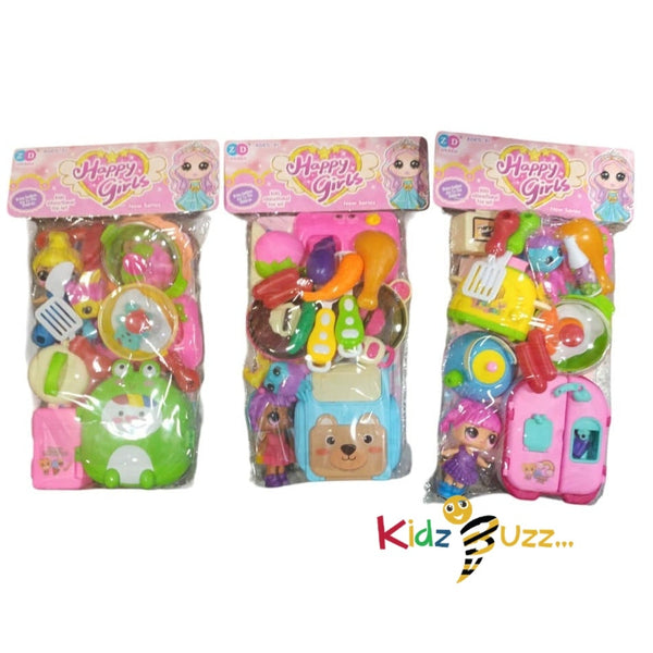 Happy Girls Kitchen Play Set- Educational Toy