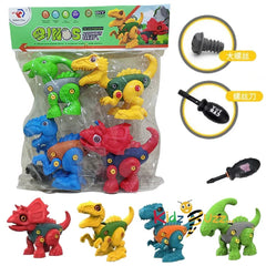 Dino Assembly series - 4 pcs Dinosaur Assembly Play Series