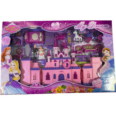 My Dream Beauty Castle Large Musical Castle Set Pretend Play Light Music Gift - kidzbuzzz