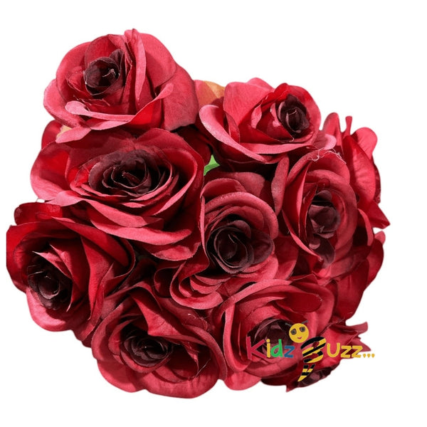 Artificial Flowers Bouquet Foam Rose Christmas Wedding Party Decor