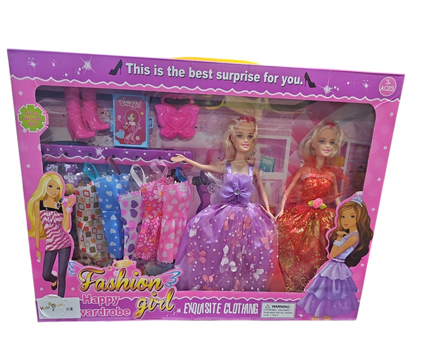 Happy Wardrobe Fashion Girl Play Set