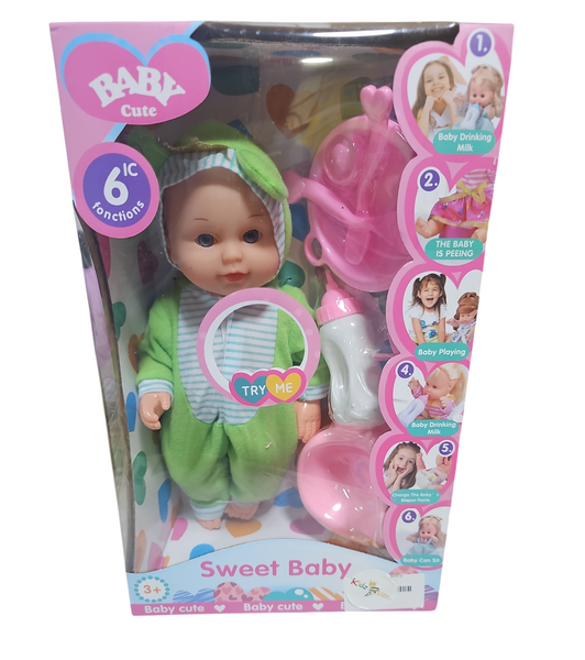 6 Function Cute Baby Doll For Kids