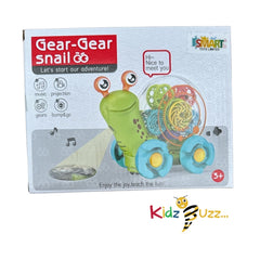 Gear Snail Music Toy For Kids - Bump & Go Toy