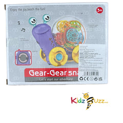 Gear Snail Music Toy For Kids - Bump & Go Toy