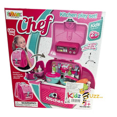 Chef Kitchen 2 IN 1 Play Set- Pretend Play Set Toy