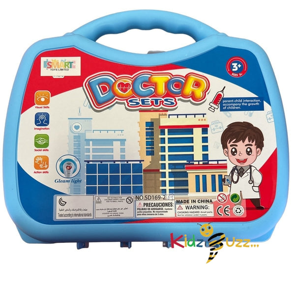 Blue Doctor Play Set- Pretend Play Toy I Leraning Toy For Kids