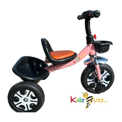 Scooter Ride On Pedal Tricycle Children Kids Smart 3 Wheeler -Red, Pink & Blue Color