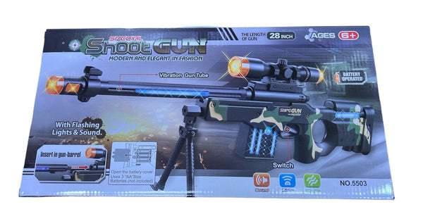 Military Combat Special Force Music Toy Gun