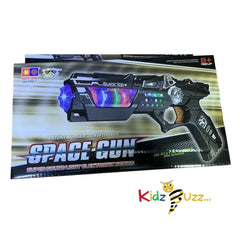 Black Ice Space Gun With Lights & Sound For Kids