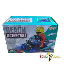 Beach Motorcycle With Lights & Music For Kids